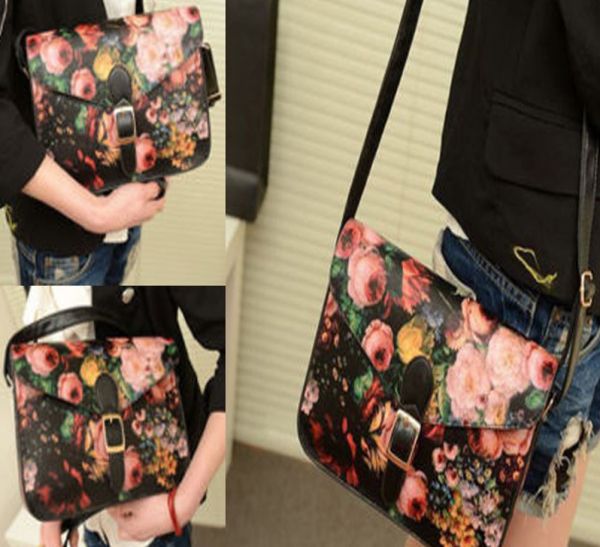 Bolsa Floral Messenger